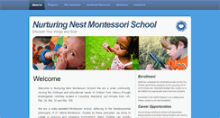 Desktop Screenshot of nurturingnestmontessori.com